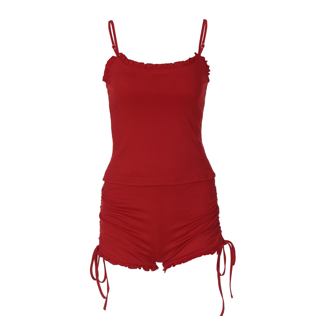 Damen Schwimmanzug mit Rüschen EB