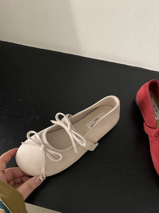 Damen Ballerinas mit verspieltem Schleifen-Design EB