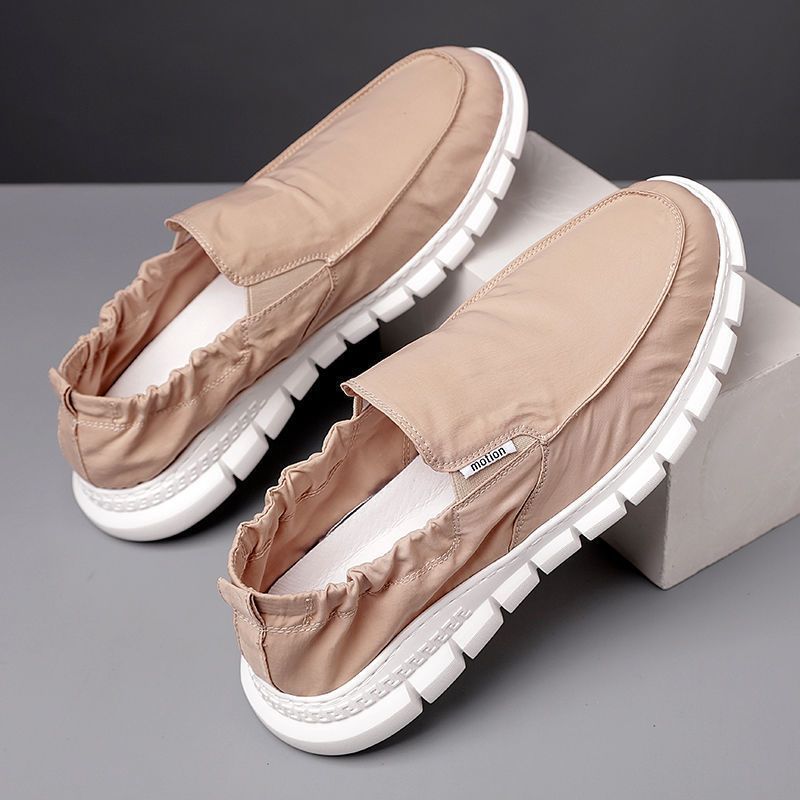 Damen Bequeme Slip-On Sneakers mit elastischem Obermaterial EB