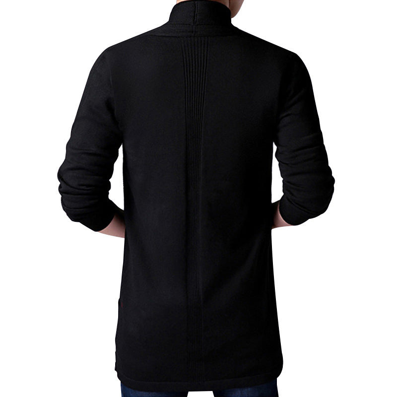 Herren Strickjacke mit offenem Schnitt und praktischem Taschen EB