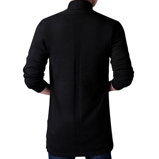 Herren Strickjacke mit offenem Schnitt und praktischem Taschen EB