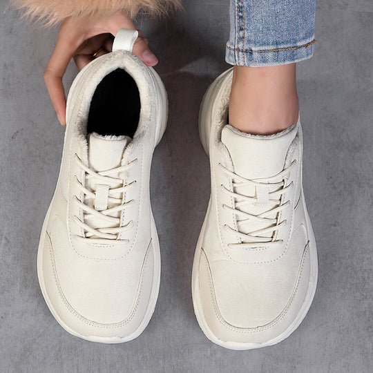 Damen Komfortable und warme Freizeitsneaker EB