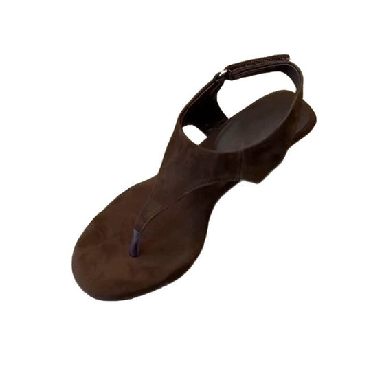 Damen Zehentrenner-Sandalen mit ergonomischem Fußbett und geschmackvollem Riemendesign EB