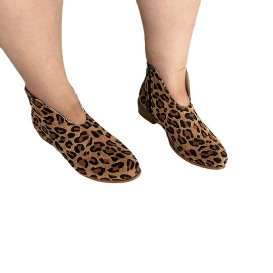 Damen elegante Ankle-Boots mit modernem Reißverschluss EB