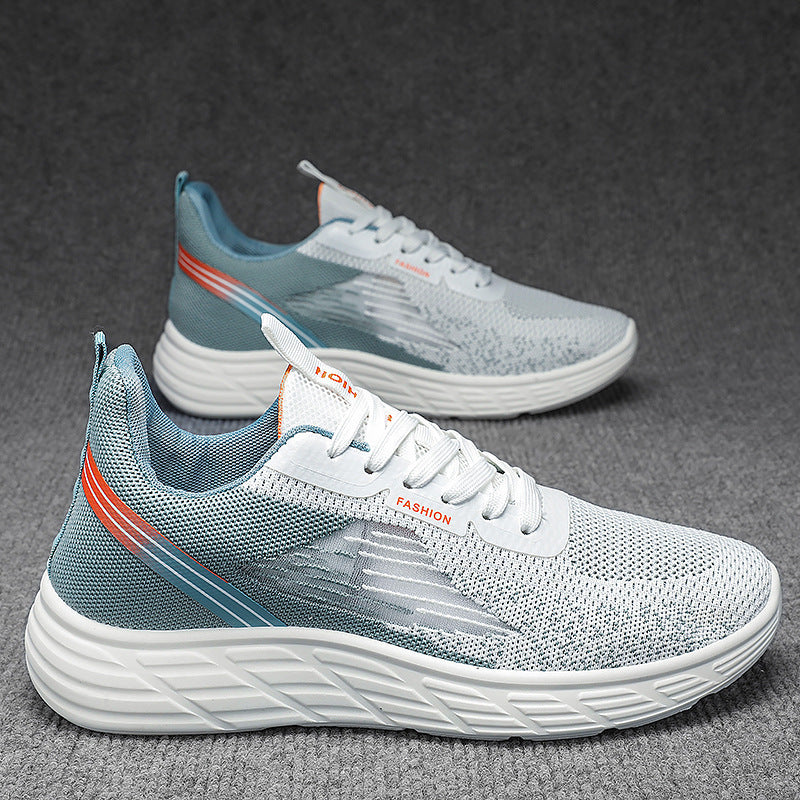 Damen Sportliche Sneaker mit atmungsaktiver Mesh-Oberfläche und rutschfester Sohle EB