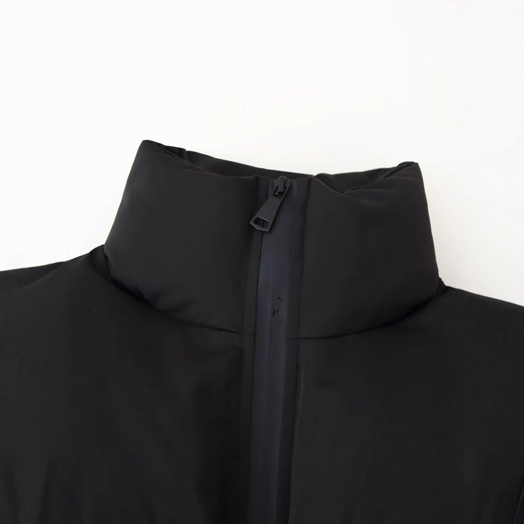 Damen Steppjacke mit hohem Kragen und elastischen Abschlüssen EB