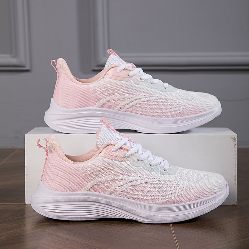 Damen Atmungsaktive Sport-Sneakers mit rutschfester Sohle und dämpfendem Fußbett EB