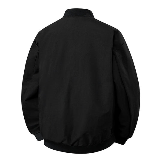 Herren stylische Bomberjacke mit unkompliziertem Schnitt und elastischen Bündchen EB