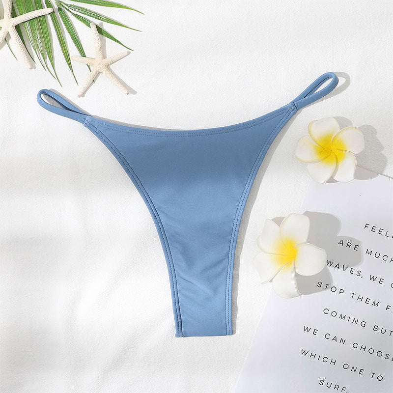 Damen Hoch geschnittene Bikinischnitte EB