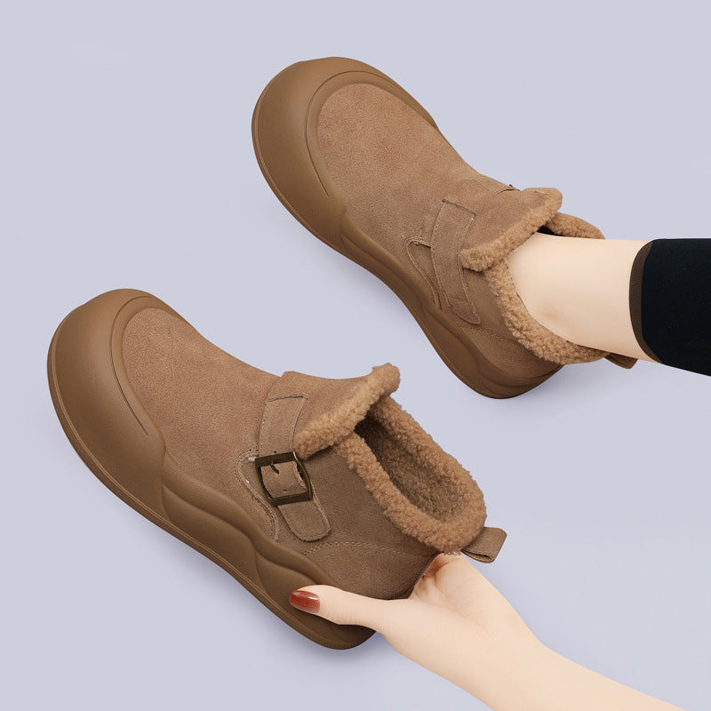 Damen Winterliche Stiefeletten mit kuscheligem Innenfutter EB