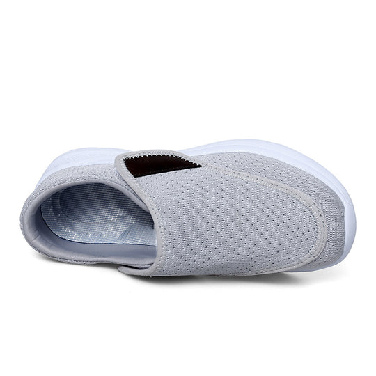 Damen Atmungsaktive Slip-On Sneakers mit elastischem Einstieg EB
