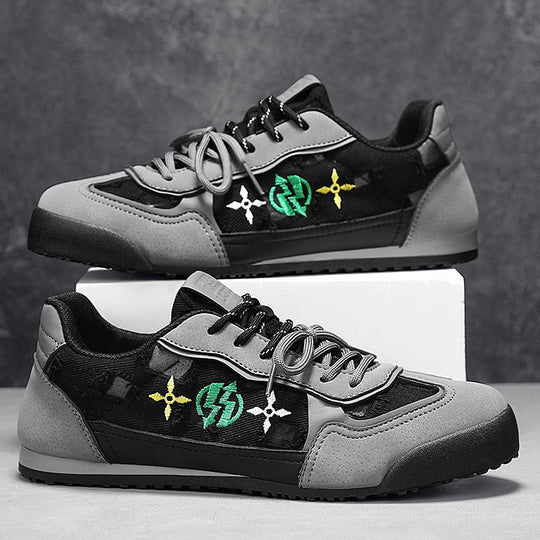 Damen Sportliche Sneaker mit atmungsaktiver Obermaterialstruktur und modischem Design EB