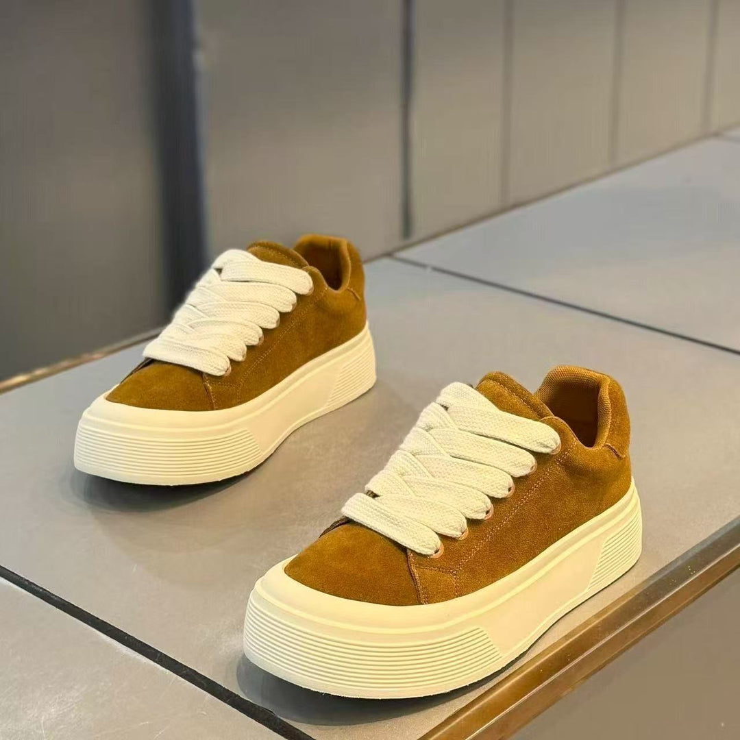 Damen Chunky Sneakers mit weicher Sohle und effektiven Dämpfungselementen EB