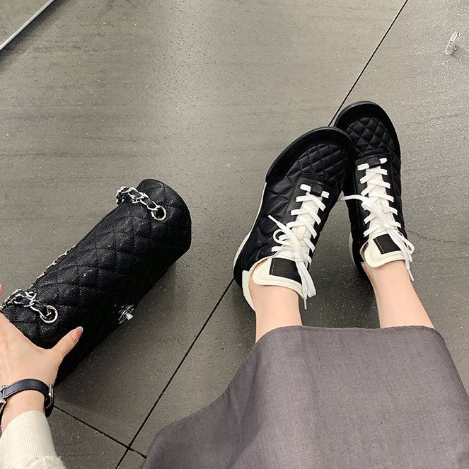 Damen Sportliche Lifestyle-Sneaker mit gepolstertem Obermaterial und dämpfender Sohle EB