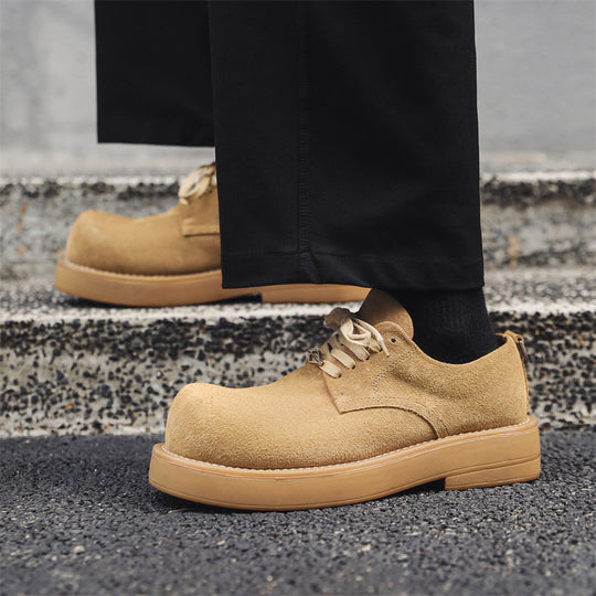 Damen Modische Schnürschuhe aus Wildleder mit ergonomischer Sohle EB