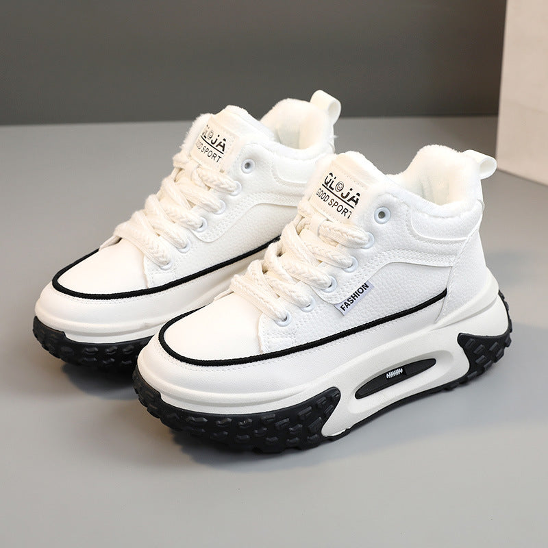 Damen Hohe Sneakers mit atmungsaktivem Innenfutter und rutschfester Sohle EB
