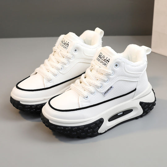 Damen Hohe Sneakers mit atmungsaktivem Innenfutter und rutschfester Sohle EB