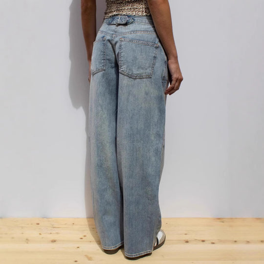 Damen Weite Jeanshose EB