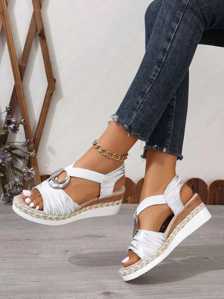Damen Plateau Sandalen EB