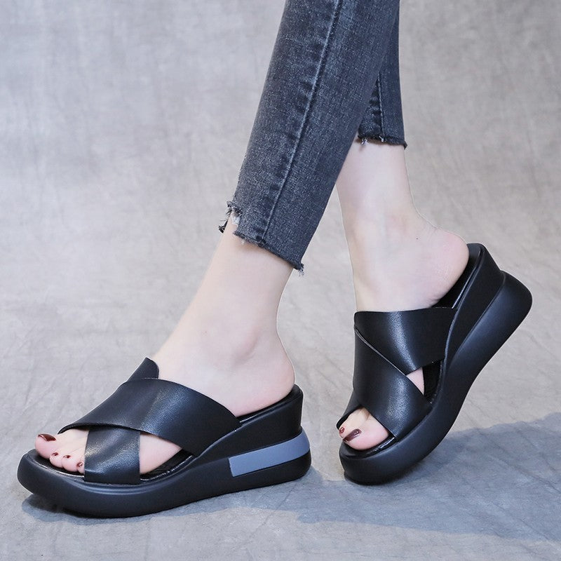 Damen Bequeme Sling-Sandalen mit elegantem Querriemen EB