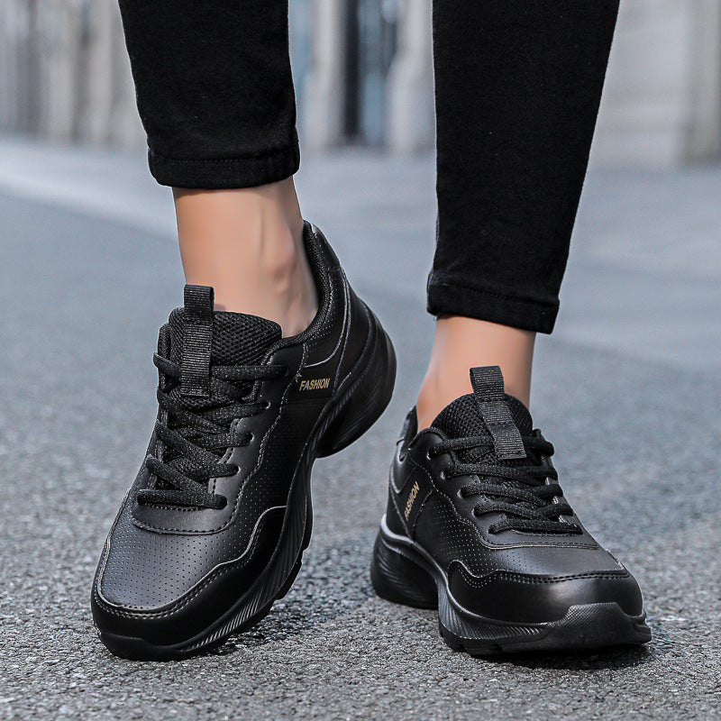 Damen modische Sneakers mit atmungsaktiver Oberflächenstruktur und rutschfester Sohle EB