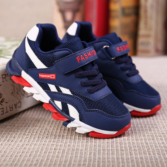Damen Sportliche Sneakers mit atmungsaktivem Obermaterial und praktischer Klettverschluss EB