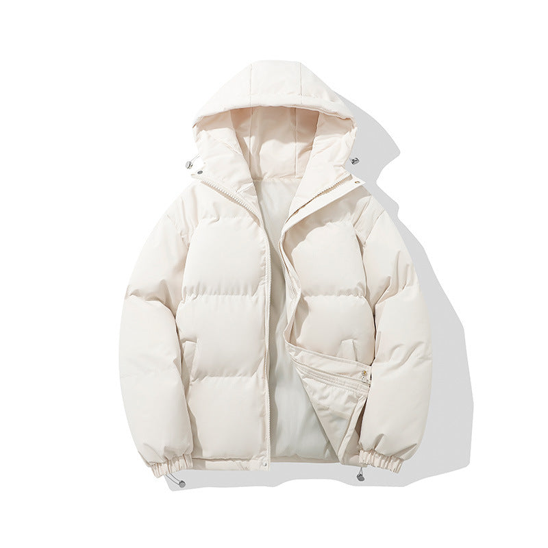 Herren hochisolierte Stepp-Kapuzenjacke mit synthetischer Thermofüllung, winddichter Außenhülle und verstellbarem Kordelzugsaum EB