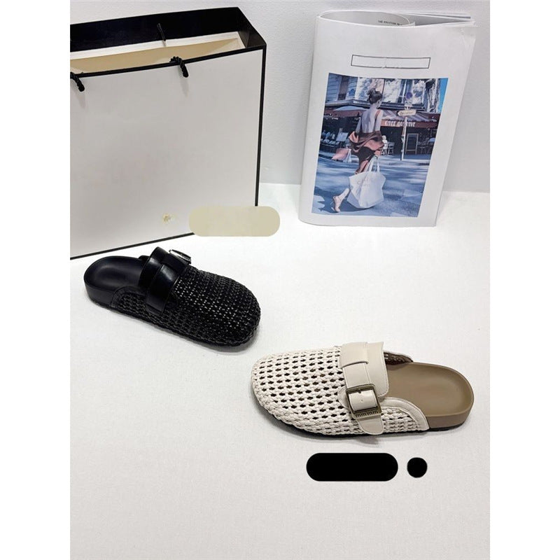 Damen komfortable Clogs mit modischem Riemendesign EB