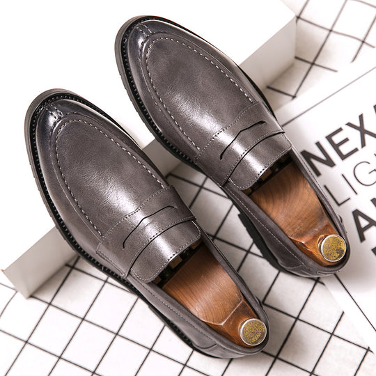 Damen Mokassins mit eleganter Lederoberfläche und rutschfester Sohle EB