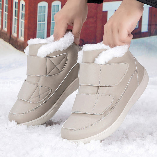 Damen Isolierte Winterstiefel mit verstellbaren Klettverschlüssen EB