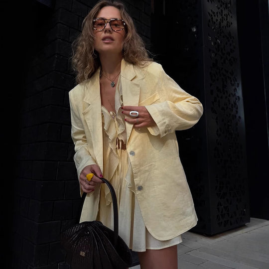 Damen Blazer mit lässigem Schnitt EB