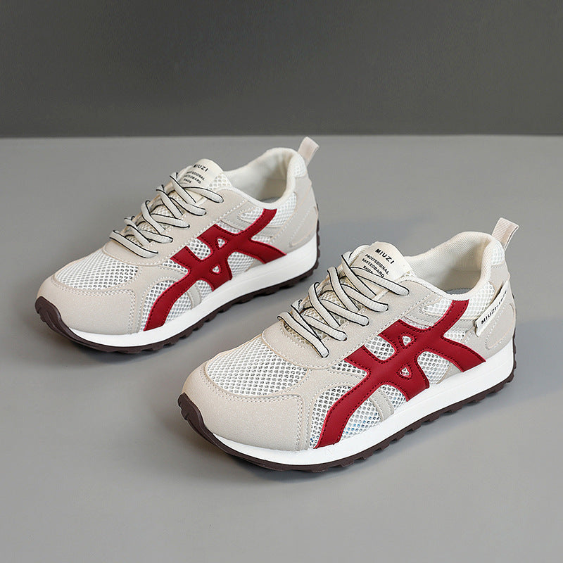 Damen Lauf Sneaker mit atmungsaktivem Mesh-Obermaterial und dämpfender Sohle EB