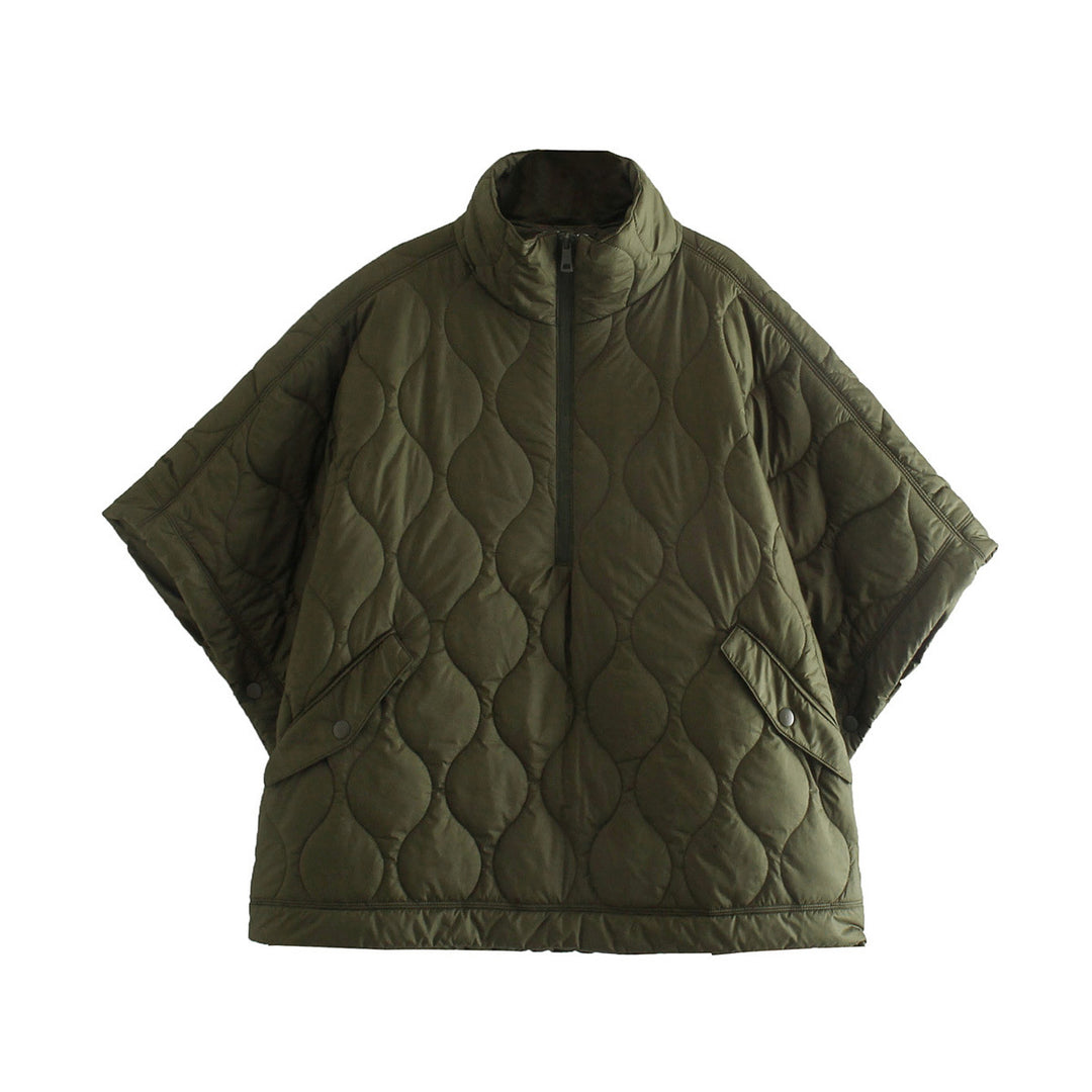 Damen Steppjacke mit hohem Kragen und praktischen Eingrifftaschen EB