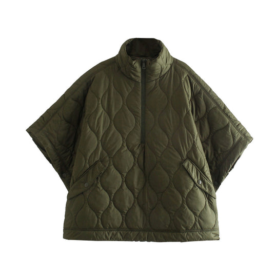 Damen Steppjacke mit hohem Kragen und praktischen Eingrifftaschen EB