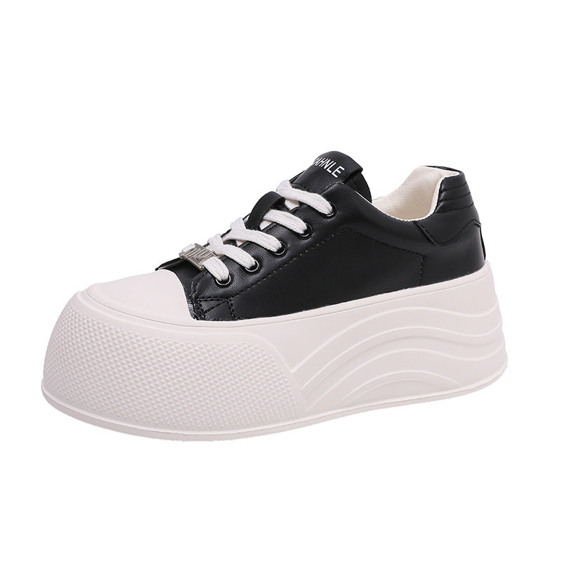 Damen Sneakers mit hoher Plateausohle und innovativem Design EB