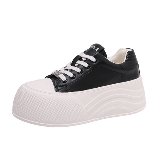 Damen Sneakers mit hoher Plateausohle und innovativem Design EB