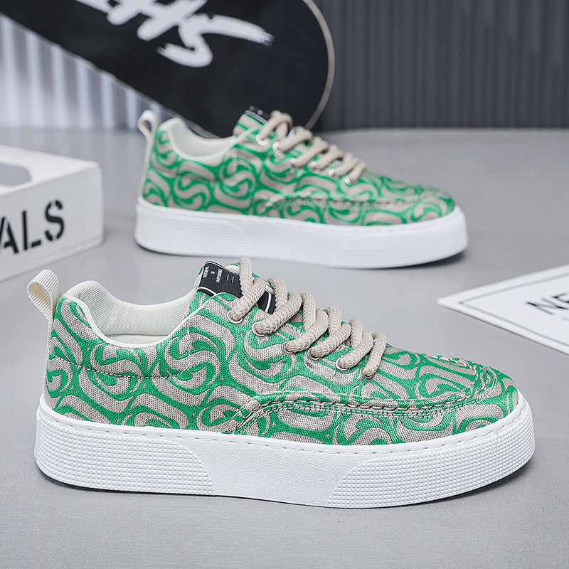 Damen Modische Casual Sneakers mit einzigartigem Muster EB