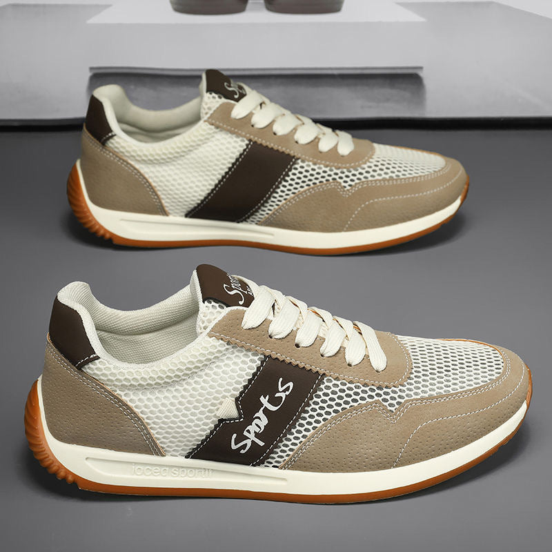 Damen Sportliche Sneaker mit atmungsaktivem Mesh-Obermaterial und rutschfester Sohle EB