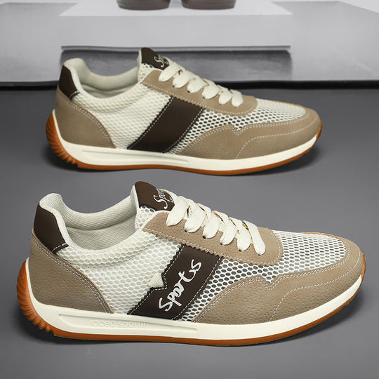 Damen Sportliche Sneaker mit atmungsaktivem Mesh-Obermaterial und rutschfester Sohle EB