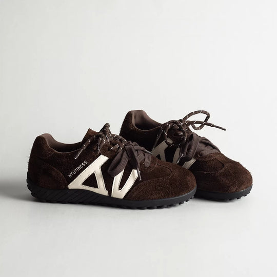Damen Lauf Sneakers mit Sportlichem Design und Hochwertigem Wildleder EB