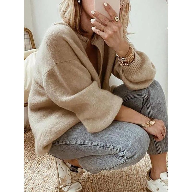 EB | Eleganter Strickcardigan mit langen Ärmeln