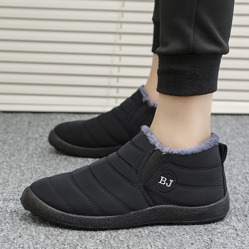 Damen gefütterte Freizeit-Stiefeletten mit rutschfester Sohle und praktischem Reißverschluss EB