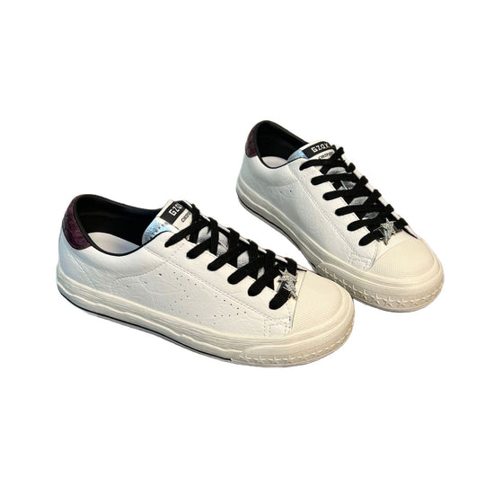 Damen Sneakers mit atmungsaktiver Lederoberfläche und rutschfester Gummisohle EB