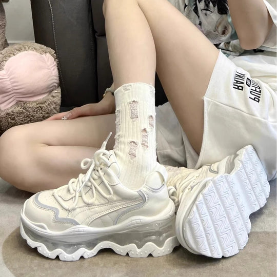 Damen Sportschuhe mit luftgepolsterter Sohle und atmungsaktivem Obermaterial EB