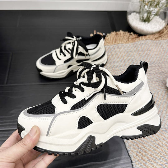 Damen Chunky Sneaker mit dämpfender Sohle und atmungsaktivem Obermaterial EB