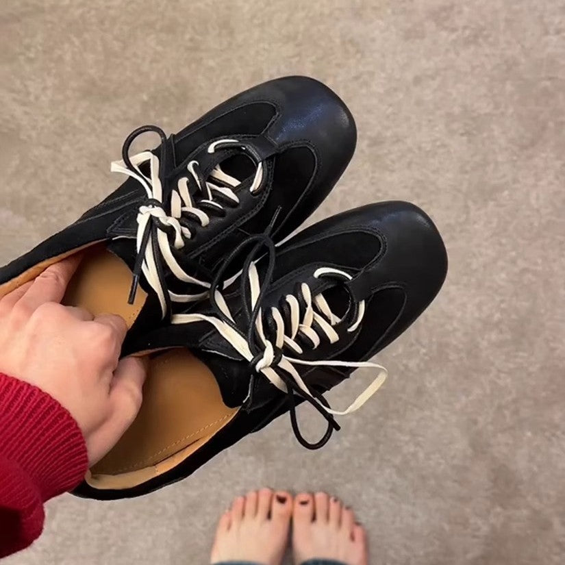 Damen Sneaker mit geschmeidigem Leder und komfortabler Profilsohle EB