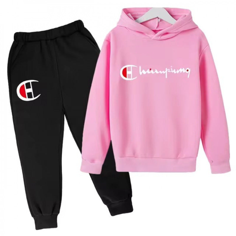 Unisex nan Kapuzenpullover mit Jogginghose Freizeitset EB