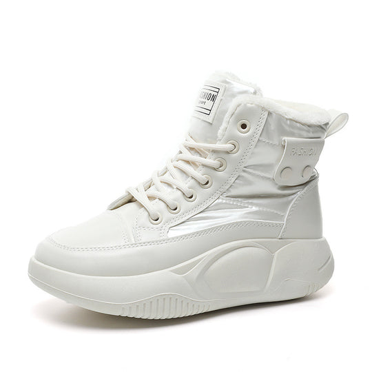 Damen Hohe Winter Sneakers mit warmem Innenfutter und rutschfester Sohle EB