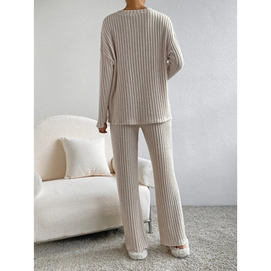 Damen bequemer Strickanzug EB