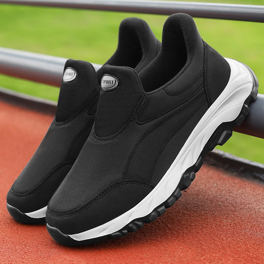 Damen Sportliche Slip-On Sneaker mit dämpfender Sohle und atmungsaktivem Obermaterial EB
